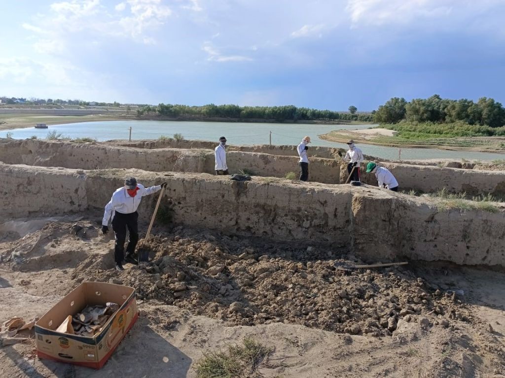 Раскопки одного из памятников истории и культуры республиканского значения городка Сарайшык