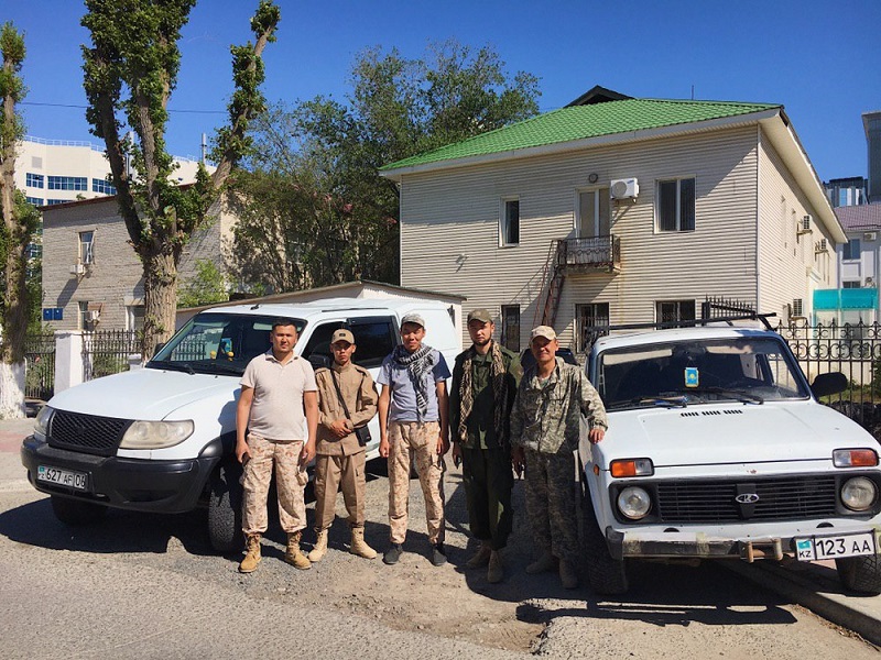 1 июня ряд сотрудников учреждения были командированы в Кызылкогинский и Жылыойский районы